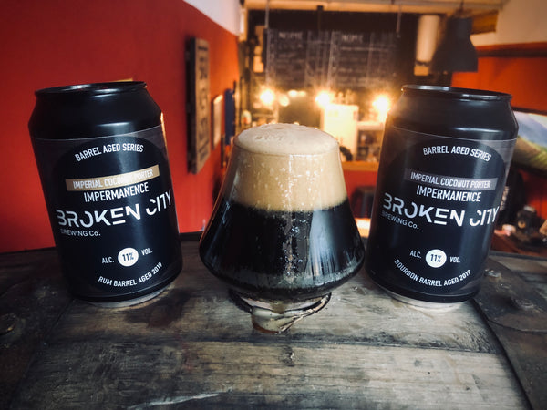 Impermanence 2019 - Imperial Coconut Porter 11% ABV - Barrel Aged