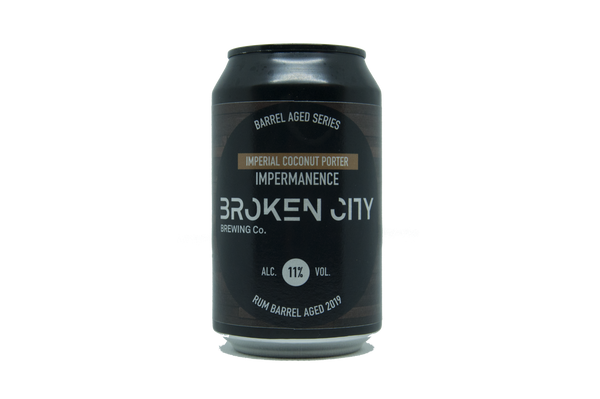 Impermanence 2019 - Imperial Coconut Porter 11% ABV - Barrel Aged