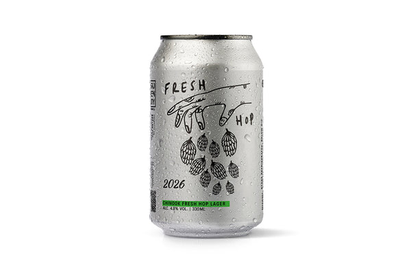 FRESH HOP CHINOOK 2026 - Lager alc. 4.8 vol.